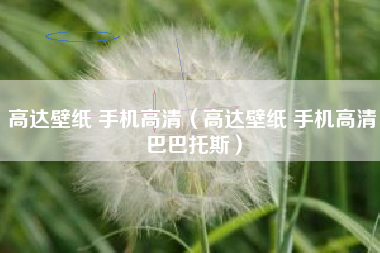 高达壁纸 手机高清（高达壁纸 手机高清巴巴托斯）